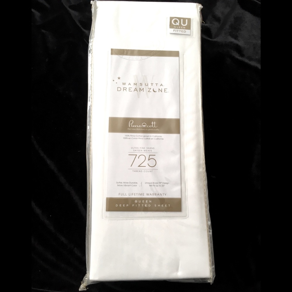 NWOT Wamsutta Dream Zone White Queen  Sheets